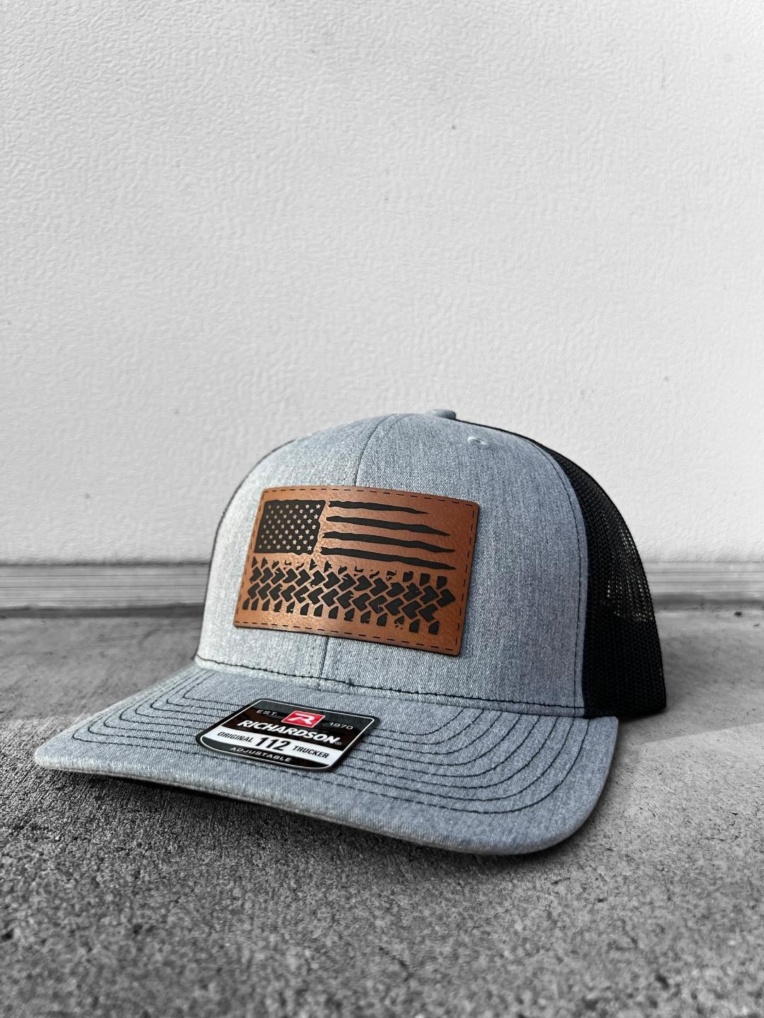 Tire Track American Flag